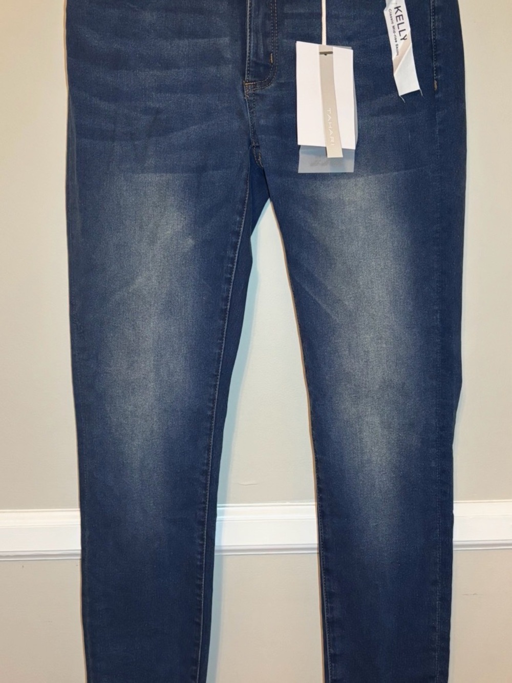TAHARI Dark Blue Women’s Mid-rise Skinny